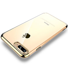 Handyhülle Hülle Crystal Tasche Schutzhülle H01 für Apple iPhone 8 Plus Gold
