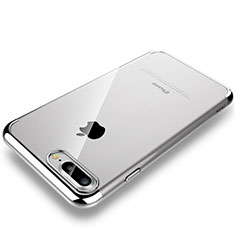 Handyhülle Hülle Crystal Tasche Schutzhülle H01 für Apple iPhone 8 Plus Silber