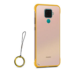 Handyhülle Hülle Crystal Tasche Schutzhülle H01 für Huawei Mate 30 Lite Gelb