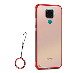 Handyhülle Hülle Crystal Tasche Schutzhülle H01 für Huawei Nova 5z Rot