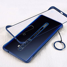 Handyhülle Hülle Crystal Tasche Schutzhülle H01 für Oppo Reno2 Blau