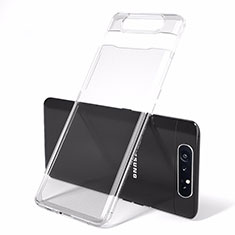 Handyhülle Hülle Crystal Tasche Schutzhülle H01 für Samsung Galaxy A80 Klar