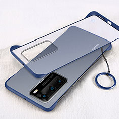 Handyhülle Hülle Crystal Tasche Schutzhülle H02 für Huawei P40 Blau