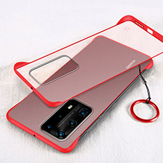 Handyhülle Hülle Crystal Tasche Schutzhülle H02 für Huawei P40 Pro+ Plus Rot
