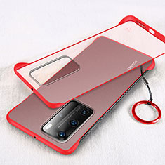 Handyhülle Hülle Crystal Tasche Schutzhülle H02 für Huawei P40 Pro Rot