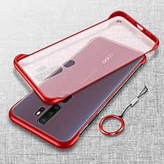 Handyhülle Hülle Crystal Tasche Schutzhülle H02 für Oppo A9 (2020) Rot