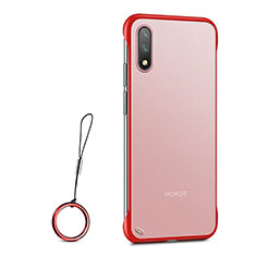 Handyhülle Hülle Crystal Tasche Schutzhülle H03 für Huawei Honor 9X Rot