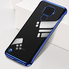Handyhülle Hülle Crystal Tasche Schutzhülle H03 für Huawei Mate 30 Lite Blau