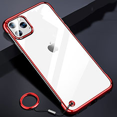 Handyhülle Hülle Crystal Tasche Schutzhülle S01 für Apple iPhone 11 Pro Rot