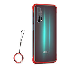 Handyhülle Hülle Crystal Tasche Schutzhülle S01 für Huawei Honor 20 Pro Rot