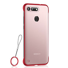 Handyhülle Hülle Crystal Tasche Schutzhülle S01 für Huawei Honor View 20 Rot
