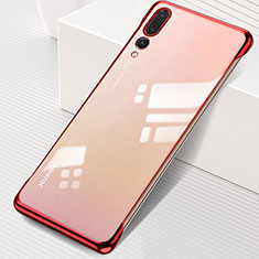 Handyhülle Hülle Crystal Tasche Schutzhülle S01 für Huawei P20 Pro Rot