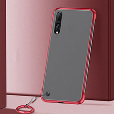 Handyhülle Hülle Crystal Tasche Schutzhülle S01 für Samsung Galaxy A70S Rot