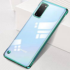Handyhülle Hülle Crystal Tasche Schutzhülle S01 für Samsung Galaxy S20 5G Grün