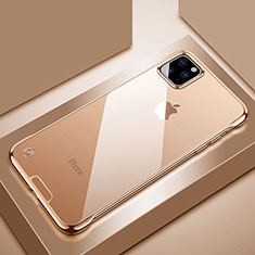 Handyhülle Hülle Crystal Tasche Schutzhülle S02 für Apple iPhone 11 Pro Gold