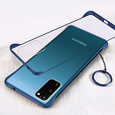 Handyhülle Hülle Crystal Tasche Schutzhülle S02 für Samsung Galaxy S20 5G Blau