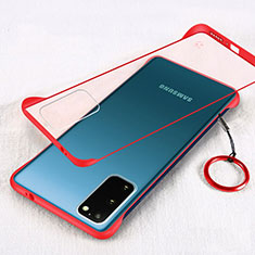Handyhülle Hülle Crystal Tasche Schutzhülle S02 für Samsung Galaxy S20 5G Rot