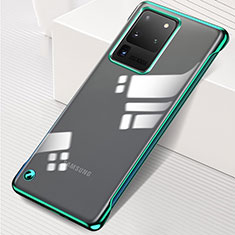 Handyhülle Hülle Crystal Tasche Schutzhülle S02 für Samsung Galaxy S20 Ultra 5G Grün