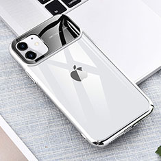 Handyhülle Hülle Crystal Tasche Schutzhülle S04 für Apple iPhone 11 Silber