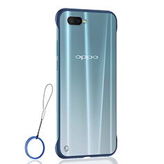 Handyhülle Hülle Crystal Tasche Schutzhülle S04 für Oppo R17 Neo Blau