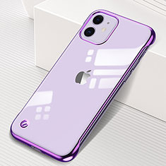 Handyhülle Hülle Crystal Tasche Schutzhülle S05 für Apple iPhone 11 Violett