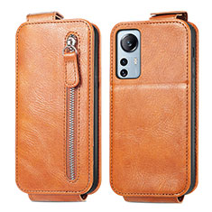 Handyhülle Hülle Flip Tasche Leder für Xiaomi Mi 12 Lite 5G Braun