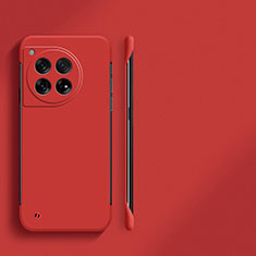 Handyhülle Hülle Hartschalen Kunststoff Rahmenlos Schutzhülle Tasche Matt für OnePlus Ace 3 5G Rot
