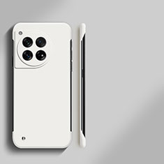 Handyhülle Hülle Hartschalen Kunststoff Rahmenlos Schutzhülle Tasche Matt für OnePlus Ace 3 5G Weiß