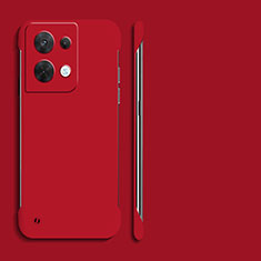 Handyhülle Hülle Hartschalen Kunststoff Rahmenlos Schutzhülle Tasche Matt für Xiaomi Redmi Note 13 5G Rot