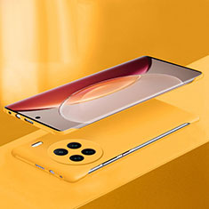 Handyhülle Hülle Hartschalen Kunststoff Rahmenlos Schutzhülle Tasche Matt P03 für Vivo X90 5G Gelb