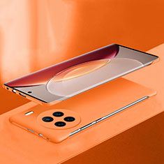 Handyhülle Hülle Hartschalen Kunststoff Rahmenlos Schutzhülle Tasche Matt P03 für Vivo X90 5G Orange