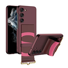 Handyhülle Hülle Hartschalen Kunststoff Schutzhülle Tasche Matt AC1 für Samsung Galaxy S21 Plus 5G Violett