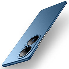 Handyhülle Hülle Hartschalen Kunststoff Schutzhülle Tasche Matt für Huawei P50 Pro Blau