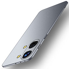Handyhülle Hülle Hartschalen Kunststoff Schutzhülle Tasche Matt für OnePlus Ace 2V 5G Grau