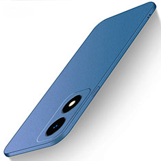 Handyhülle Hülle Hartschalen Kunststoff Schutzhülle Tasche Matt für Oppo A2x 5G Blau