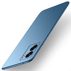 Handyhülle Hülle Hartschalen Kunststoff Schutzhülle Tasche Matt für Oppo A77 5G Blau