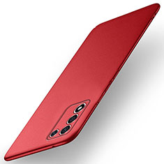 Handyhülle Hülle Hartschalen Kunststoff Schutzhülle Tasche Matt für Realme 9 SE 5G Rot