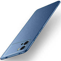 Handyhülle Hülle Hartschalen Kunststoff Schutzhülle Tasche Matt für Vivo iQOO 9 Pro 5G Blau
