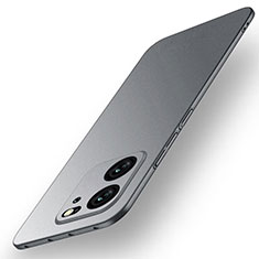 Handyhülle Hülle Hartschalen Kunststoff Schutzhülle Tasche Matt für Xiaomi Mi 13T 5G Grau