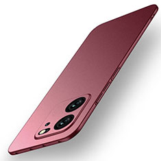 Handyhülle Hülle Hartschalen Kunststoff Schutzhülle Tasche Matt für Xiaomi Mi 13T 5G Rot