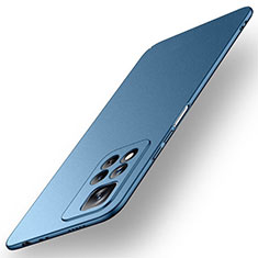 Handyhülle Hülle Hartschalen Kunststoff Schutzhülle Tasche Matt für Xiaomi Poco X4 NFC Blau