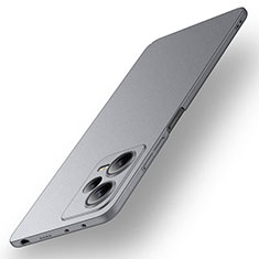 Handyhülle Hülle Hartschalen Kunststoff Schutzhülle Tasche Matt für Xiaomi Redmi Note 12 Pro+ Plus 5G Grau