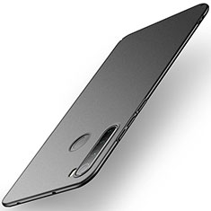 Handyhülle Hülle Hartschalen Kunststoff Schutzhülle Tasche Matt für Xiaomi Redmi Note 8 (2021) Schwarz