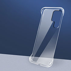 Handyhülle Hülle Hartschalen Kunststoff Schutzhülle Tasche Matt H01 für Samsung Galaxy S21 Ultra 5G Klar