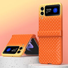 Handyhülle Hülle Hartschalen Kunststoff Schutzhülle Tasche Matt H07 für Samsung Galaxy Z Fold4 5G Orange
