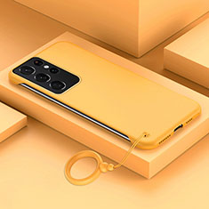 Handyhülle Hülle Hartschalen Kunststoff Schutzhülle Tasche Matt JS1 für Samsung Galaxy Note 20 Ultra 5G Gelb