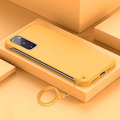 Handyhülle Hülle Hartschalen Kunststoff Schutzhülle Tasche Matt JS1 für Samsung Galaxy S20 FE (2022) 5G Gelb