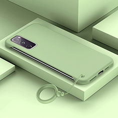Handyhülle Hülle Hartschalen Kunststoff Schutzhülle Tasche Matt JS1 für Samsung Galaxy S20 Lite 5G Minzgrün