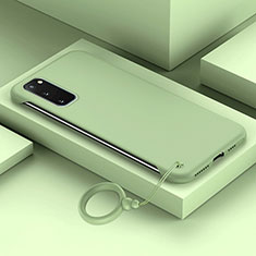 Handyhülle Hülle Hartschalen Kunststoff Schutzhülle Tasche Matt JS1 für Samsung Galaxy S20 Minzgrün