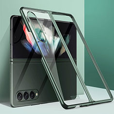 Handyhülle Hülle Hartschalen Kunststoff Schutzhülle Tasche Matt L03 für Samsung Galaxy Z Fold3 5G Grün
